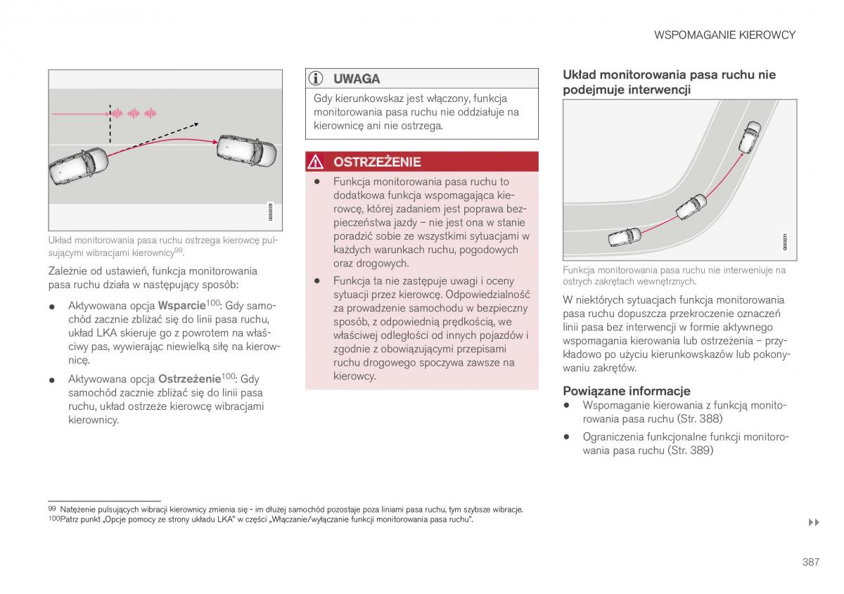 Volvo XC40 instrukcja obslugi / page 389