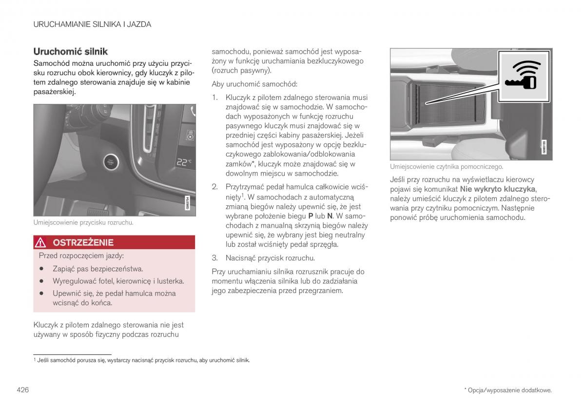 Volvo XC40 instrukcja obslugi / page 428