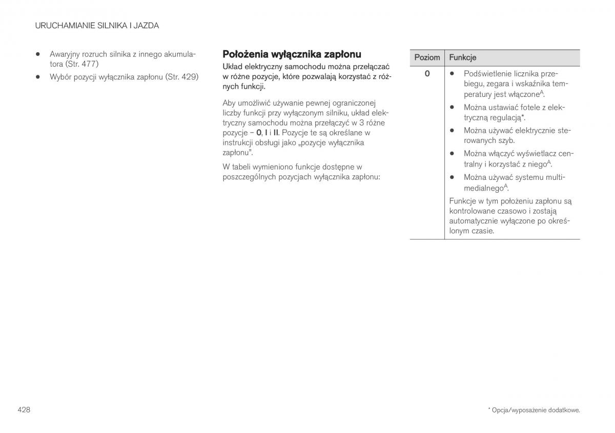 Volvo XC40 instrukcja obslugi / page 430