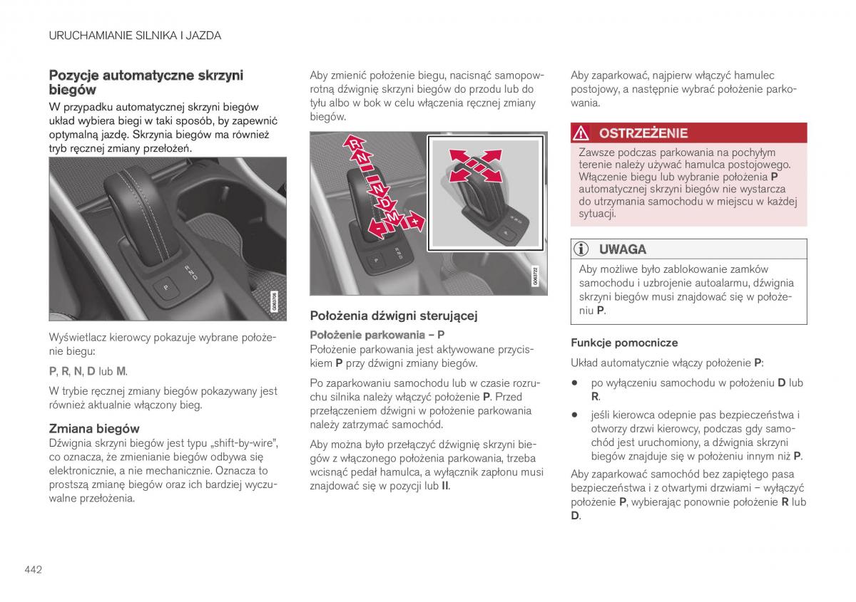 Volvo XC40 instrukcja obslugi / page 444