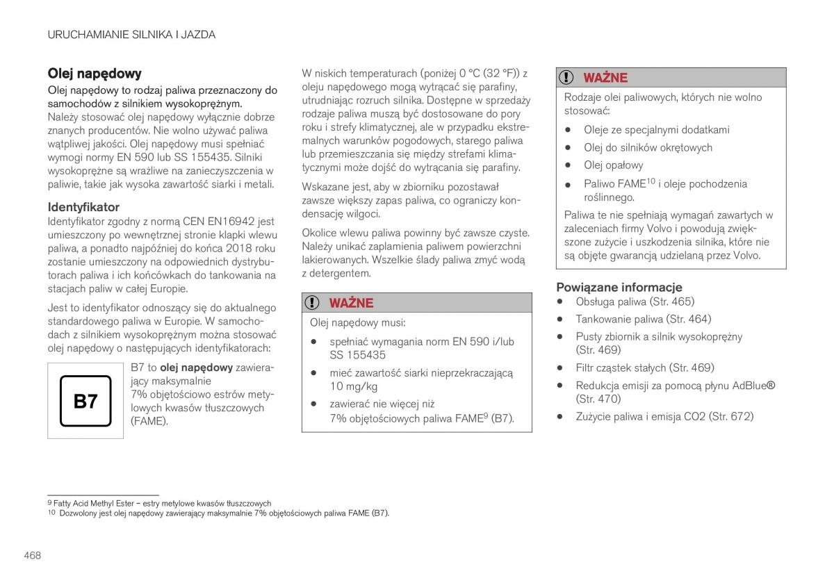 Volvo XC40 instrukcja obslugi / page 470