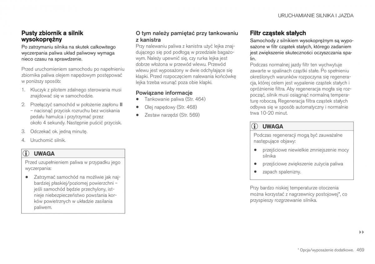 Volvo XC40 instrukcja obslugi / page 471