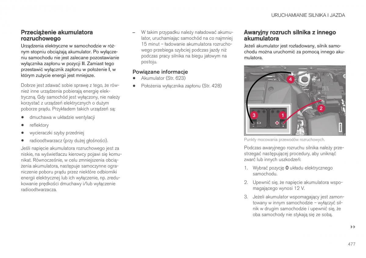 Volvo XC40 instrukcja obslugi / page 479