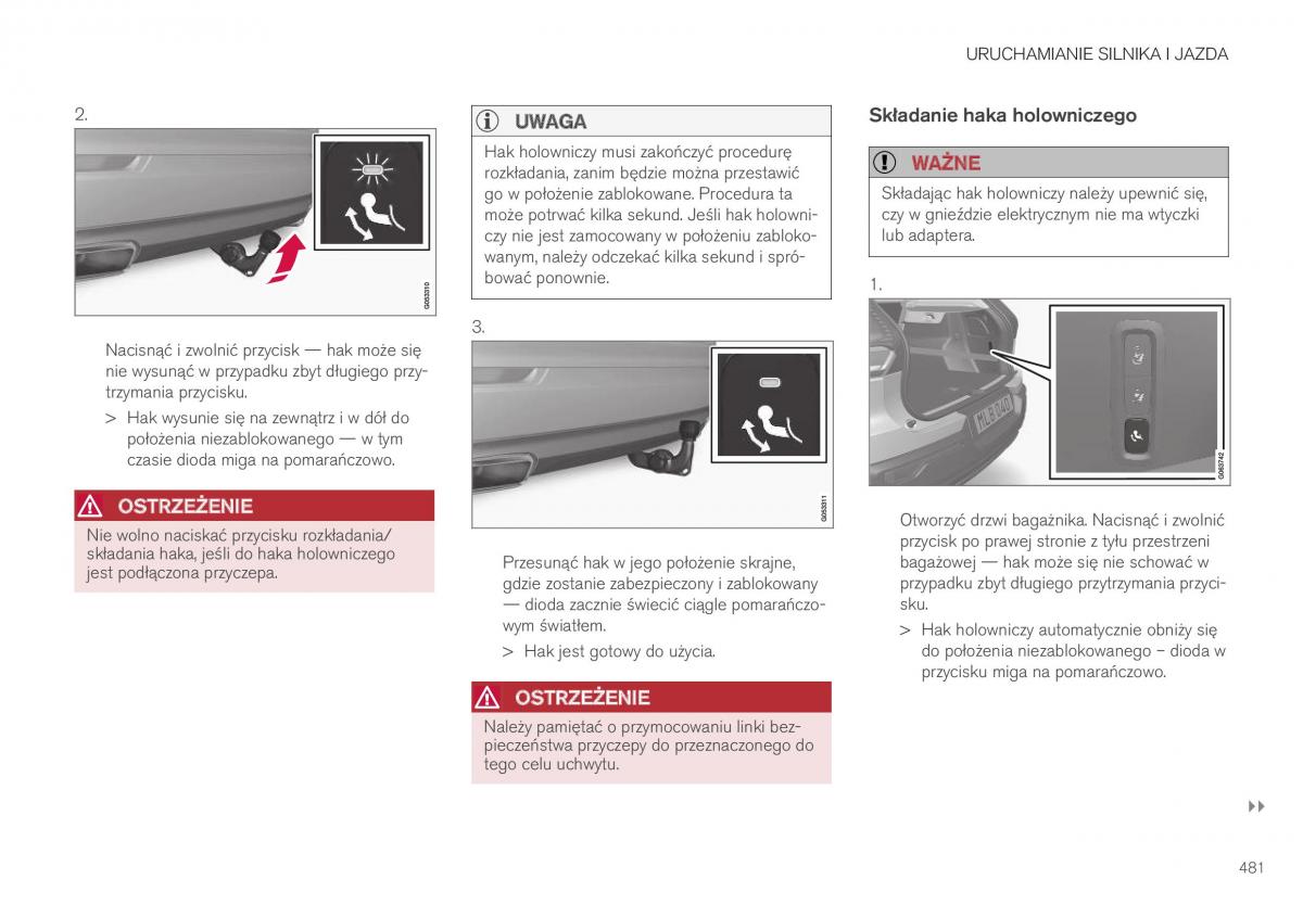 Volvo XC40 instrukcja obslugi / page 483