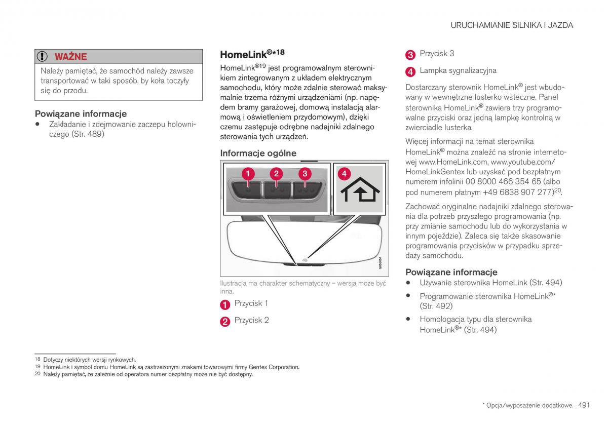 Volvo XC40 instrukcja obslugi / page 493