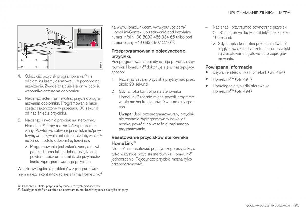 Volvo XC40 instrukcja obslugi / page 495