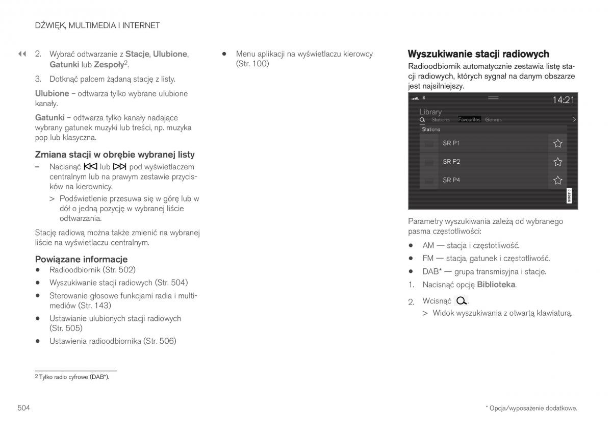 Volvo XC40 instrukcja obslugi / page 506