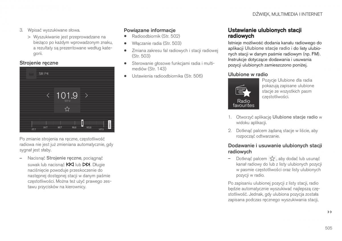 Volvo XC40 instrukcja obslugi / page 507