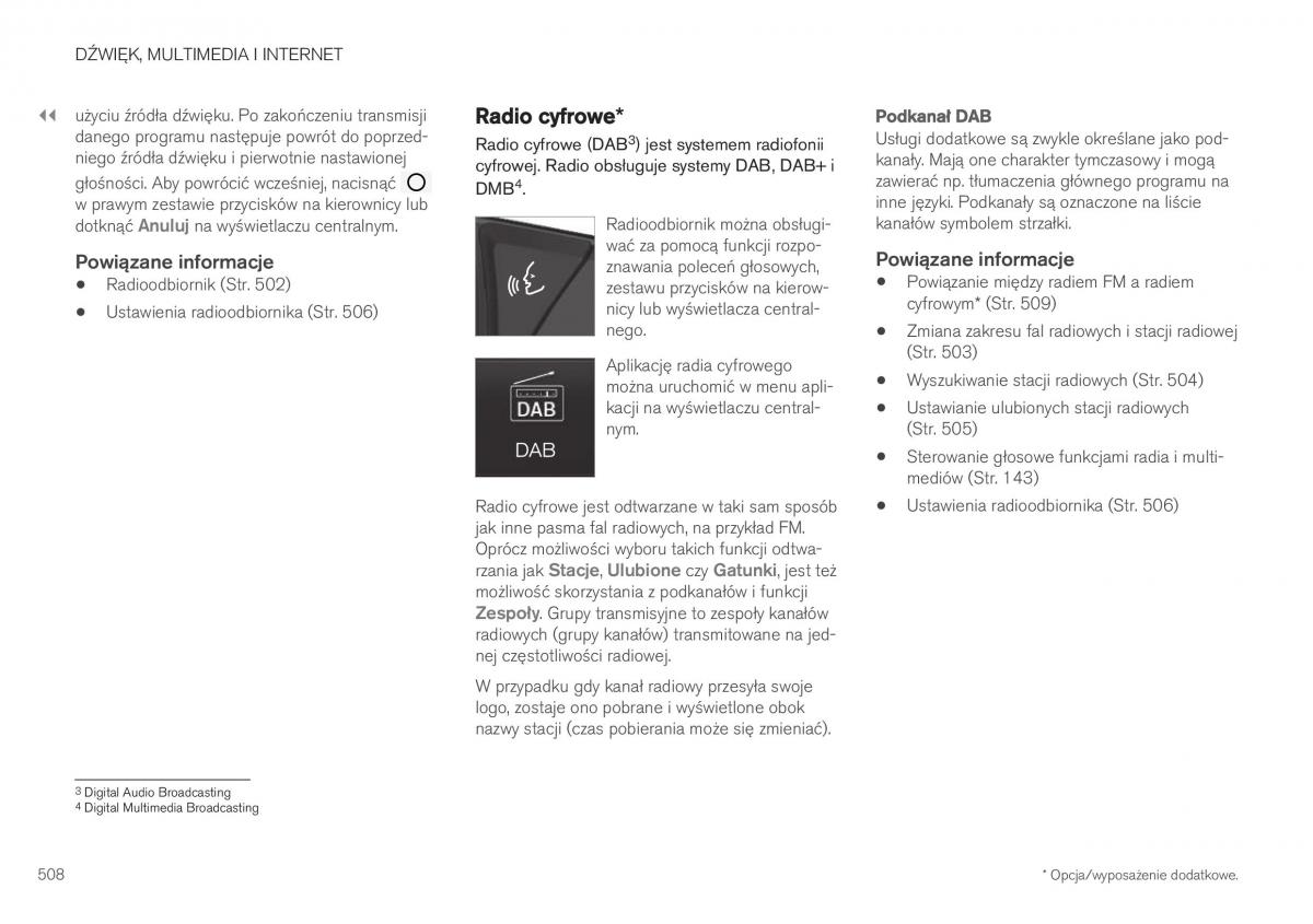 Volvo XC40 instrukcja obslugi / page 510