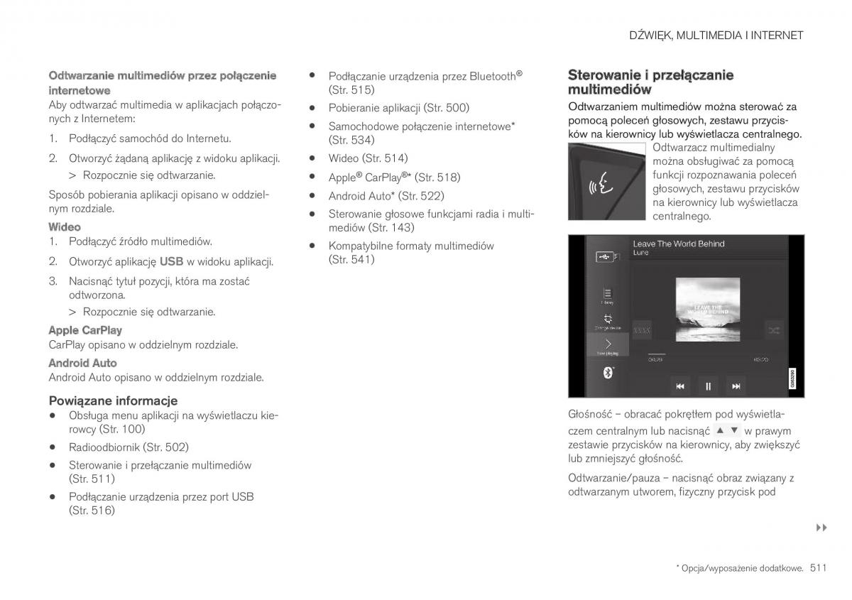 Volvo XC40 instrukcja obslugi / page 513