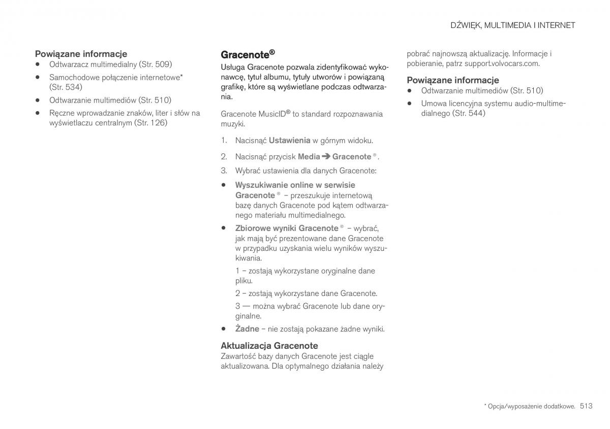 Volvo XC40 instrukcja obslugi / page 515