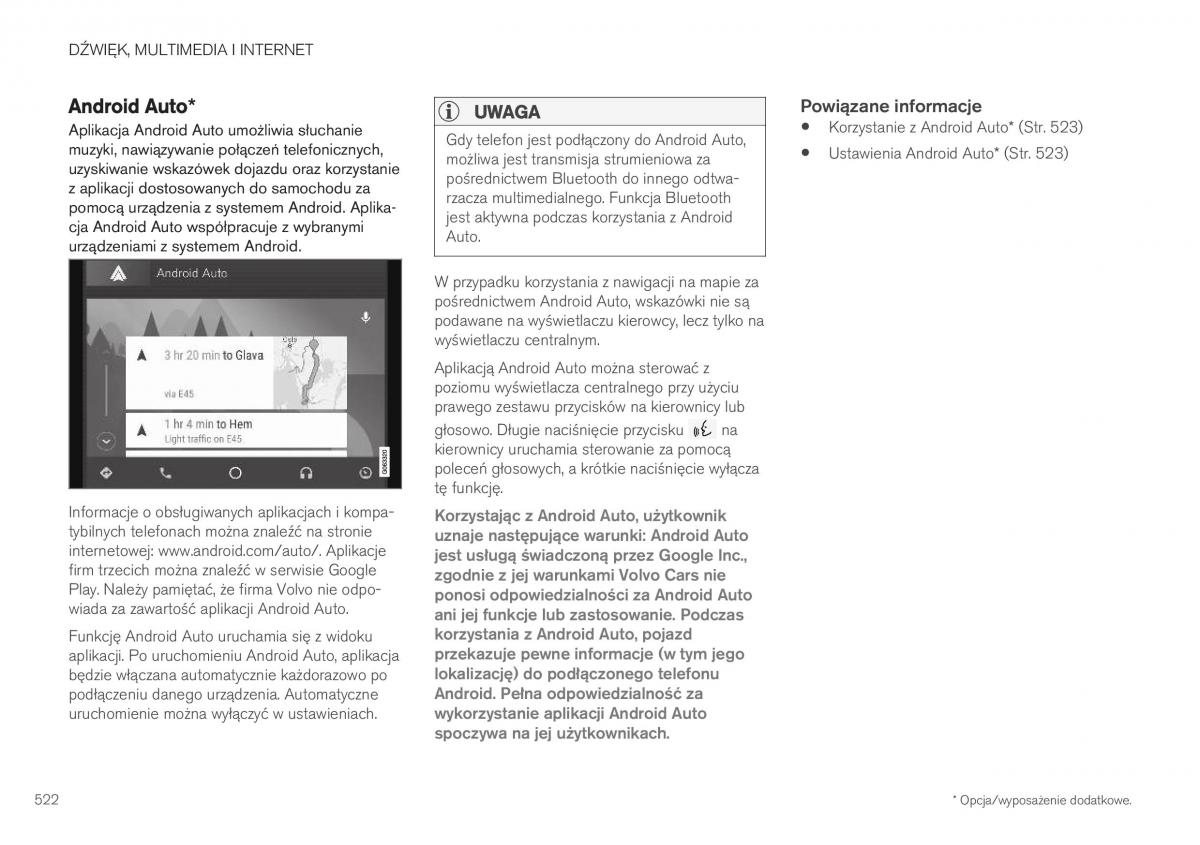 Volvo XC40 instrukcja obslugi / page 524