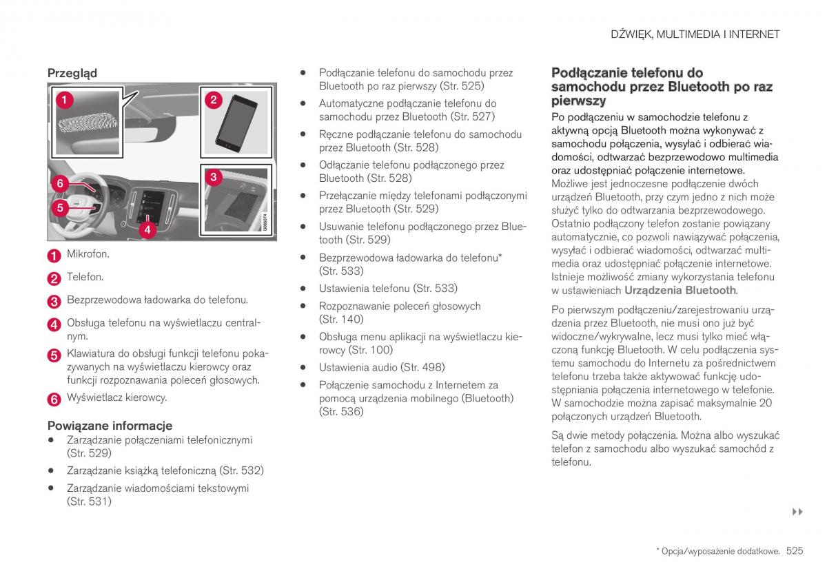 Volvo XC40 instrukcja obslugi / page 527