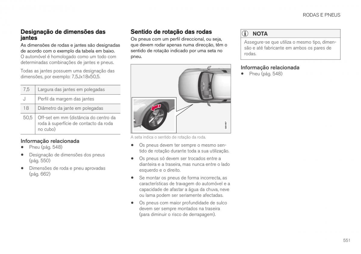 Volvo XC40 manual del propietario / page 553