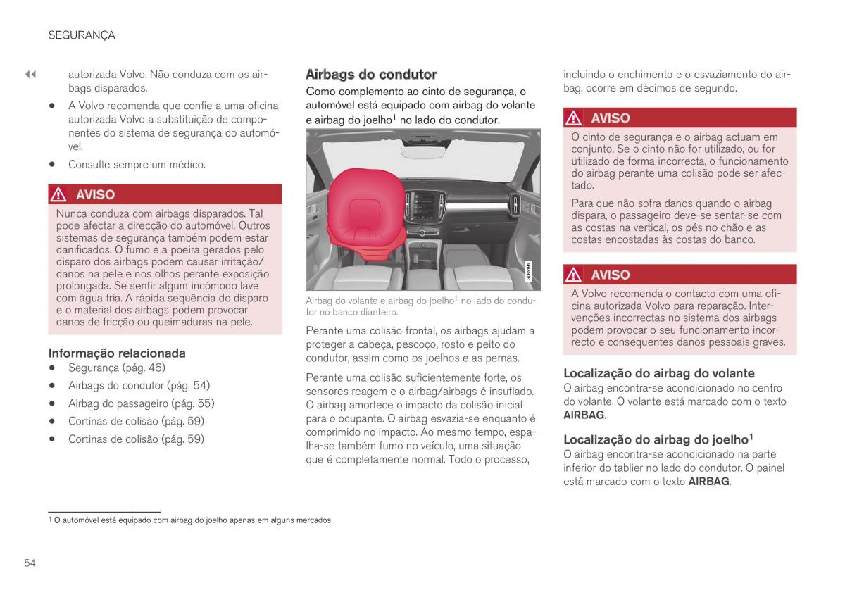 Volvo XC40 manual del propietario / page 56