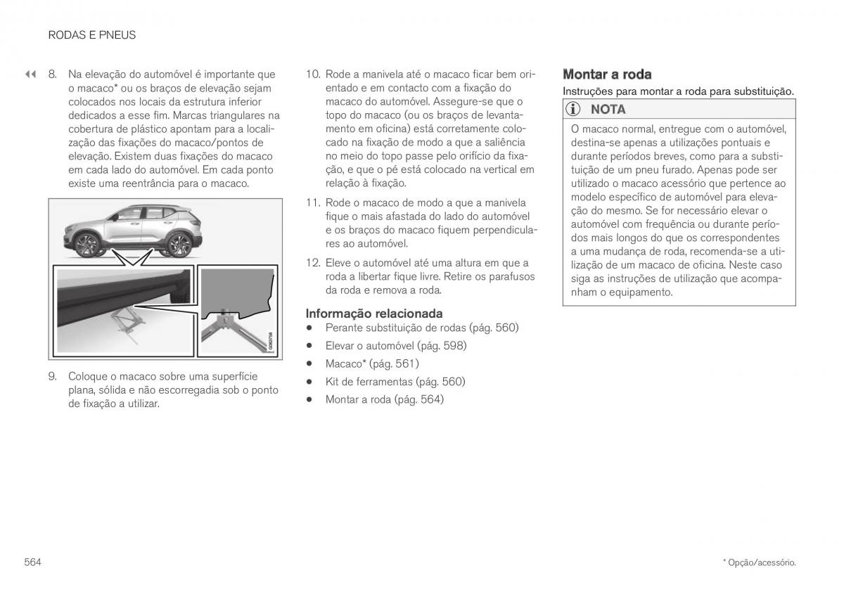 Volvo XC40 manual del propietario / page 566