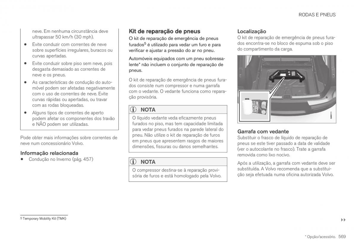 Volvo XC40 manual del propietario / page 571