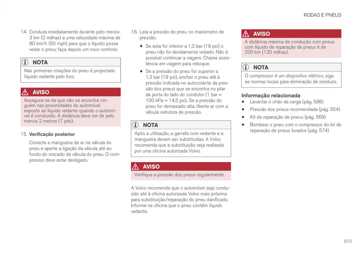 Volvo XC40 manual del propietario / page 575