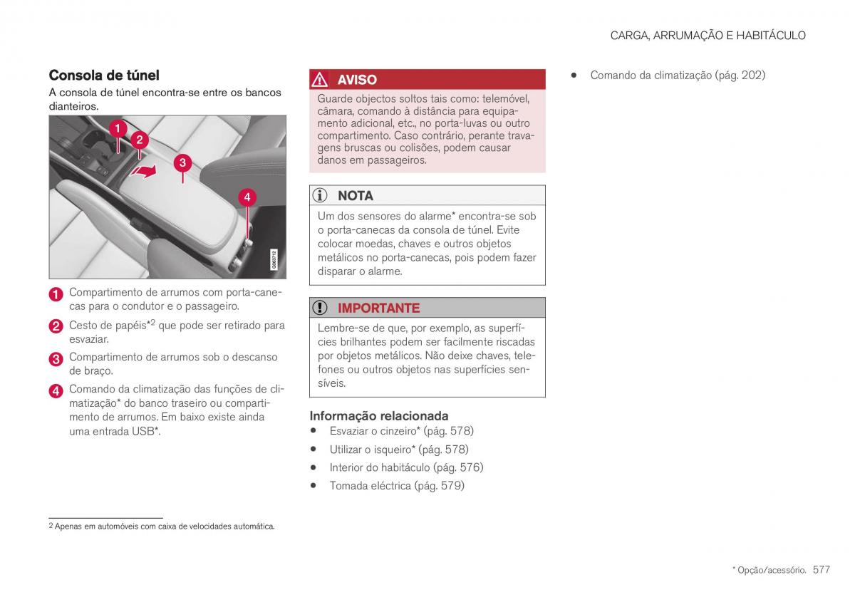 Volvo XC40 manual del propietario / page 579