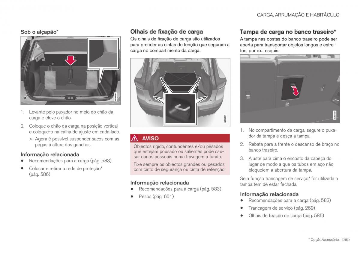 Volvo XC40 manual del propietario / page 587