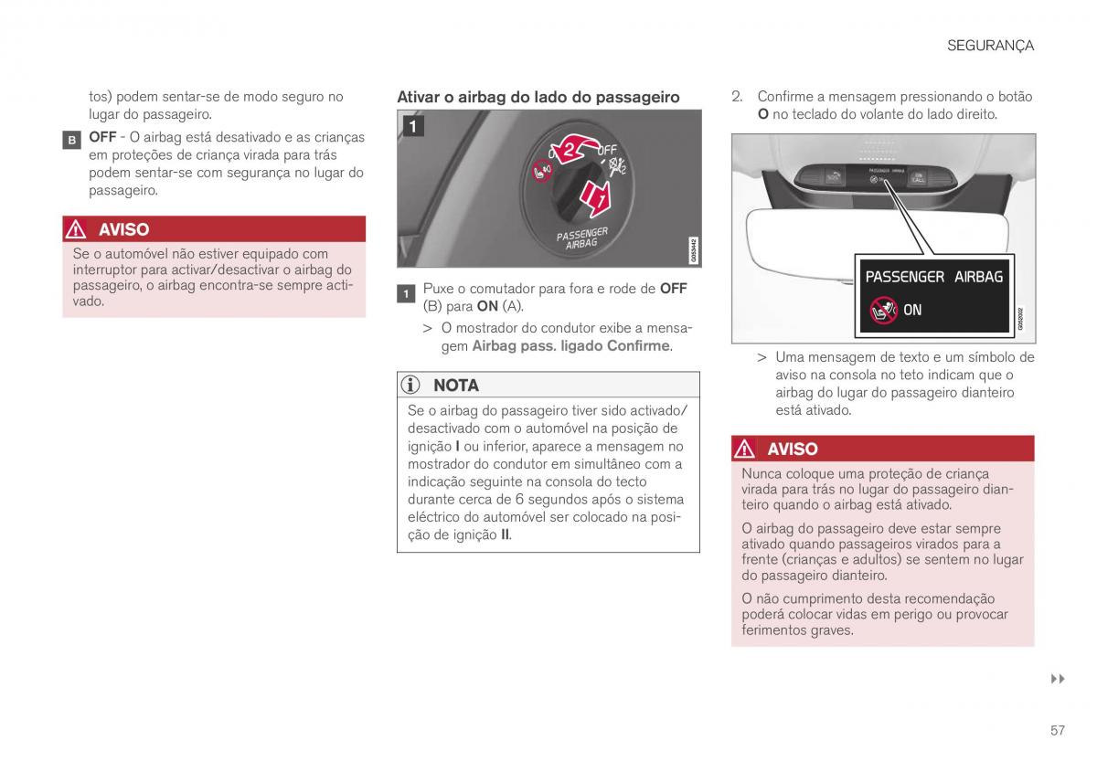 Volvo XC40 manual del propietario / page 59