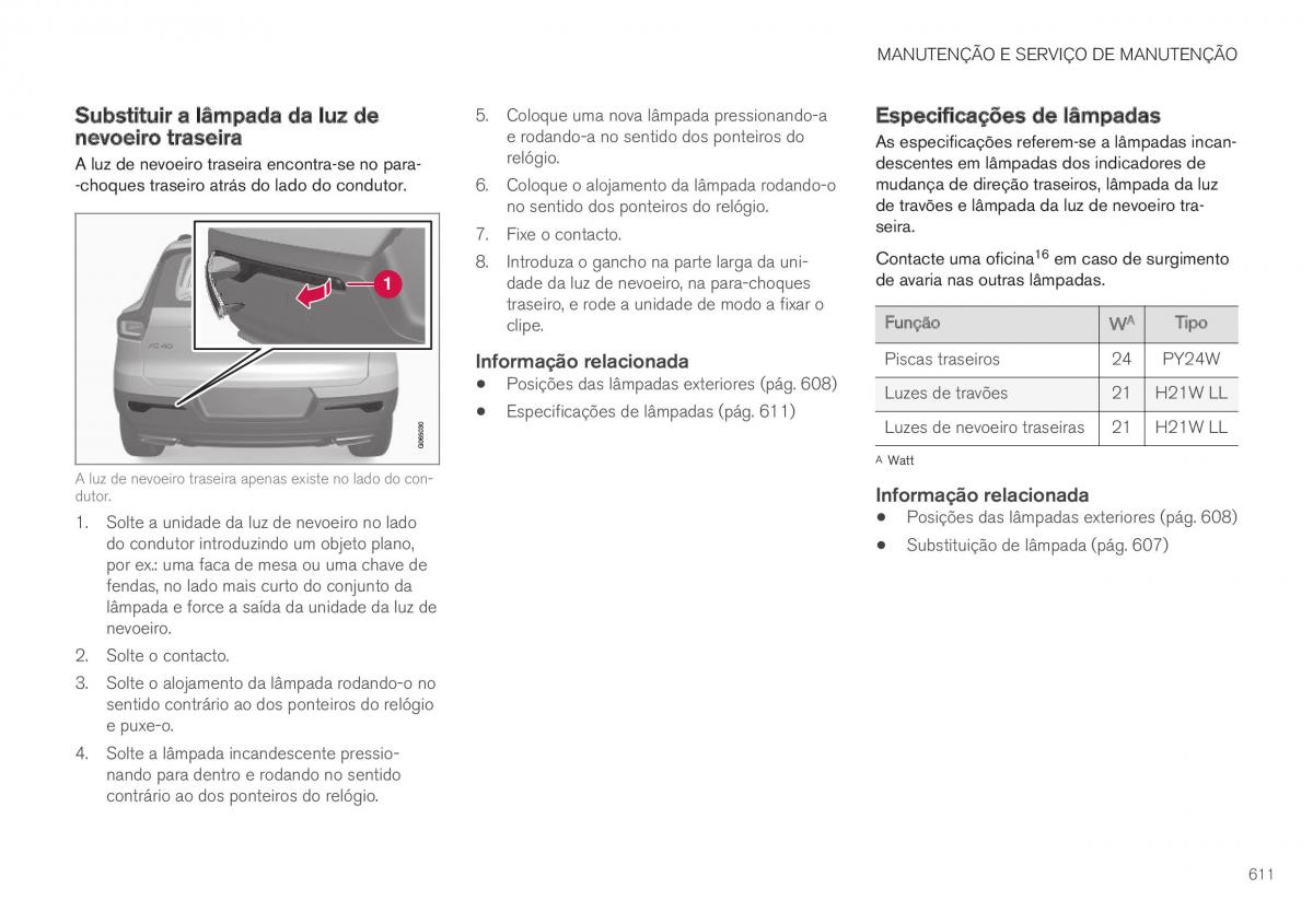 Volvo XC40 manual del propietario / page 613