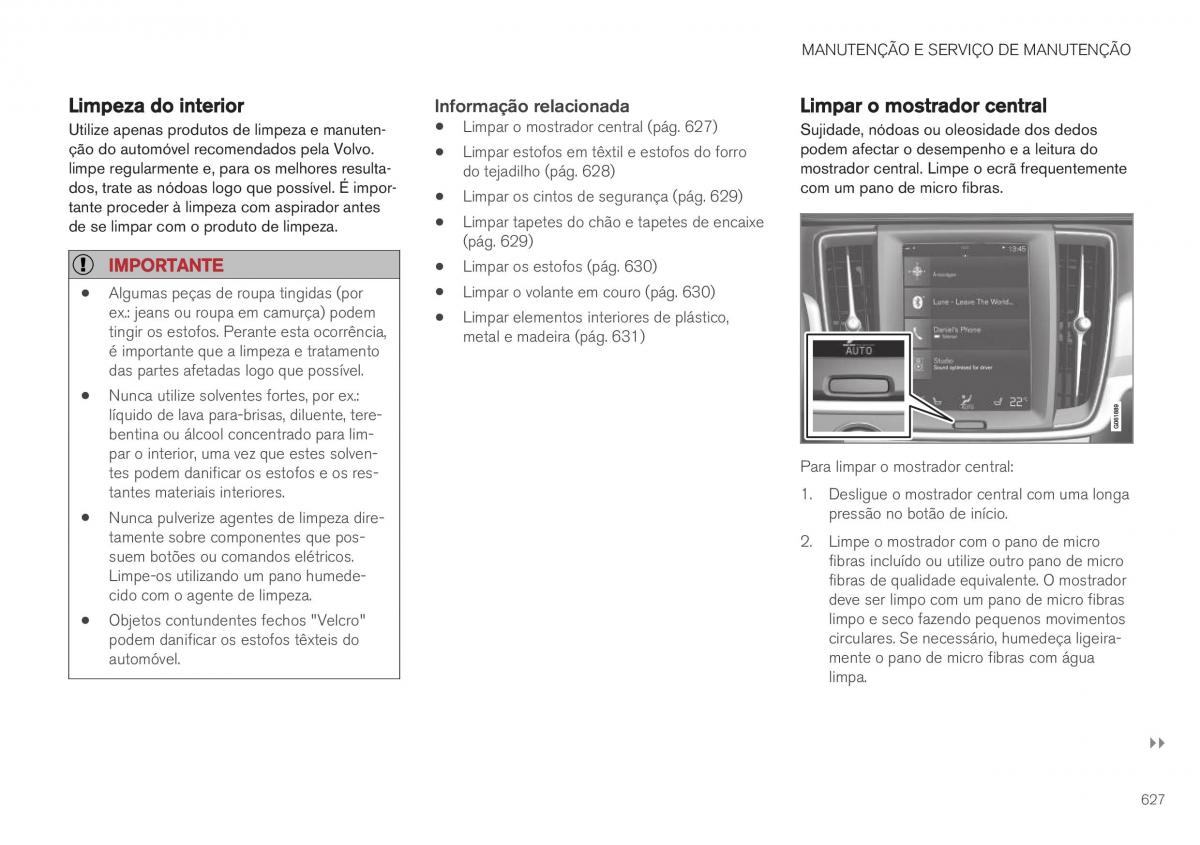 Volvo XC40 manual del propietario / page 629