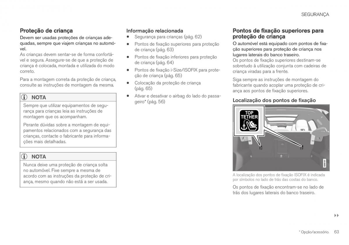 Volvo XC40 manual del propietario / page 65