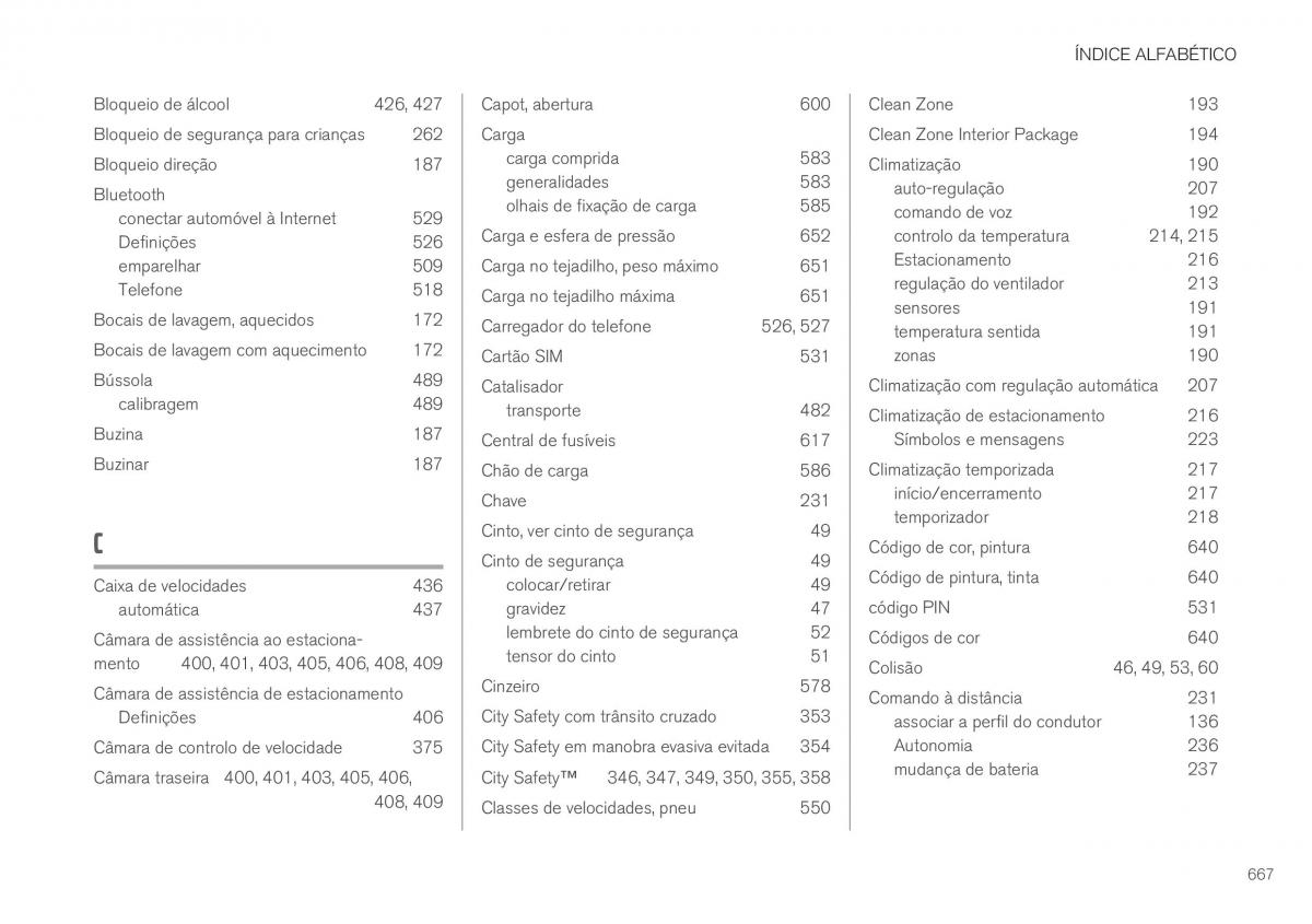 Volvo XC40 manual del propietario / page 669