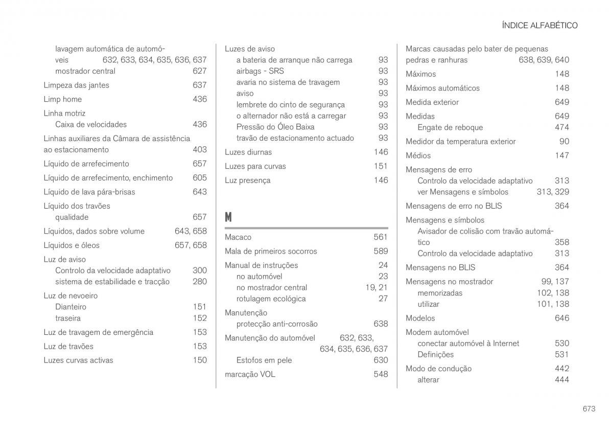 Volvo XC40 manual del propietario / page 675