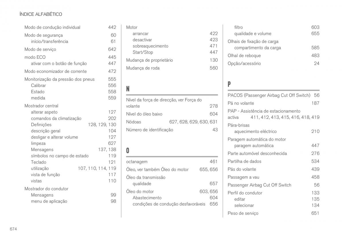 Volvo XC40 manual del propietario / page 676