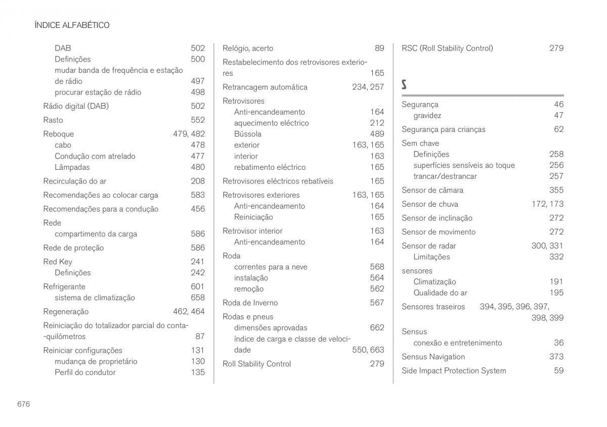 Volvo XC40 manual del propietario / page 678