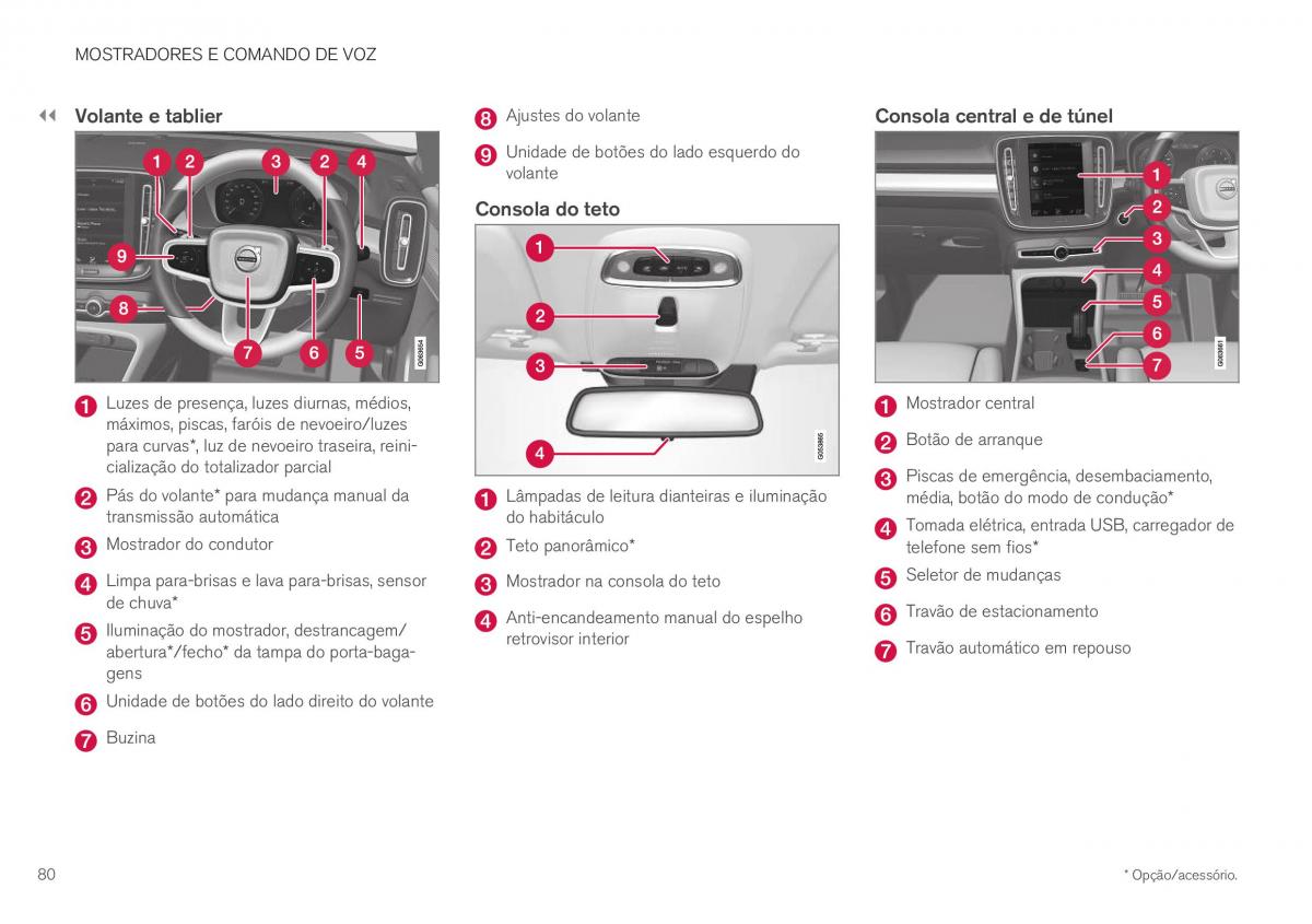 Volvo XC40 manual del propietario / page 82