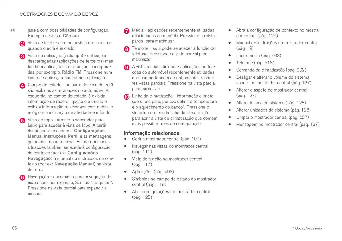 Volvo XC40 manual del propietario / page 108