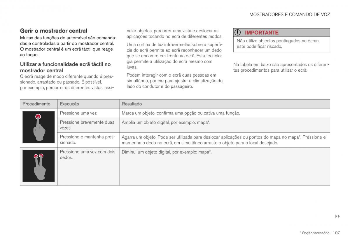 Volvo XC40 manual del propietario / page 109