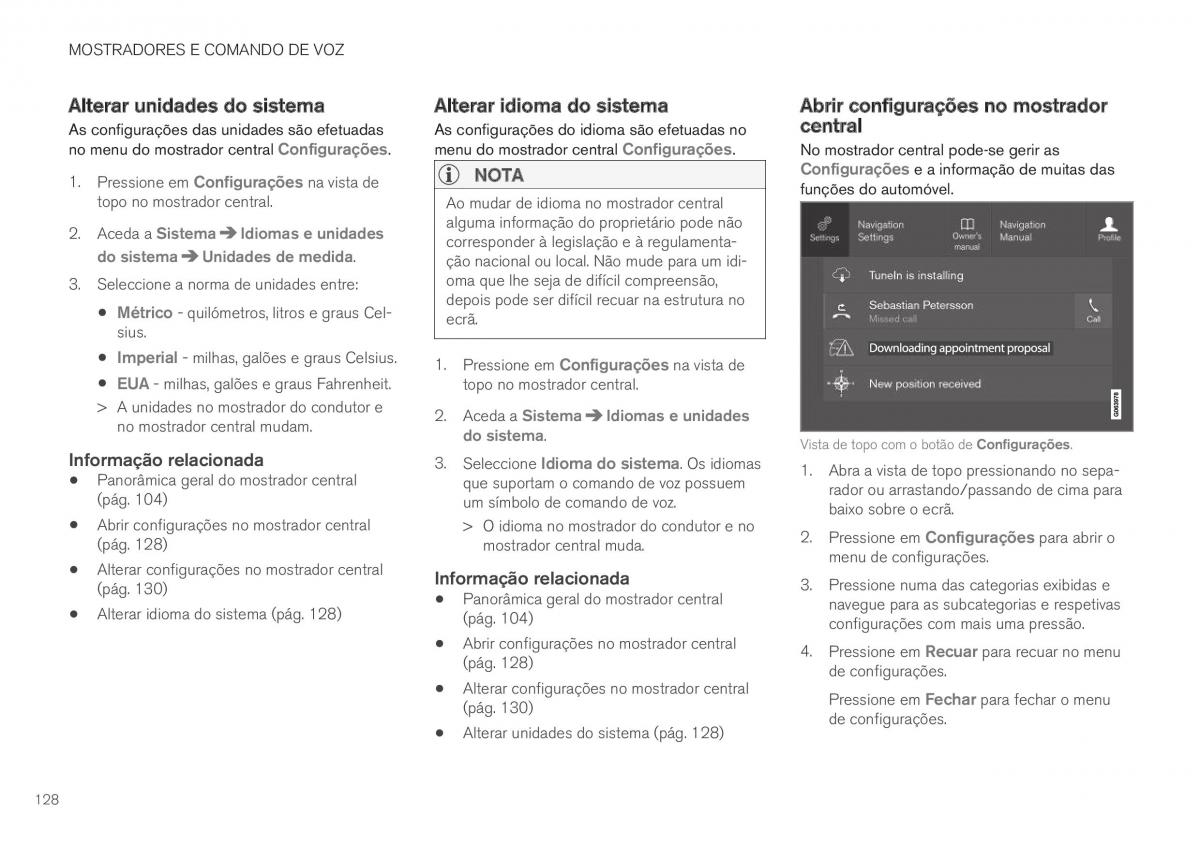 Volvo XC40 manual del propietario / page 130