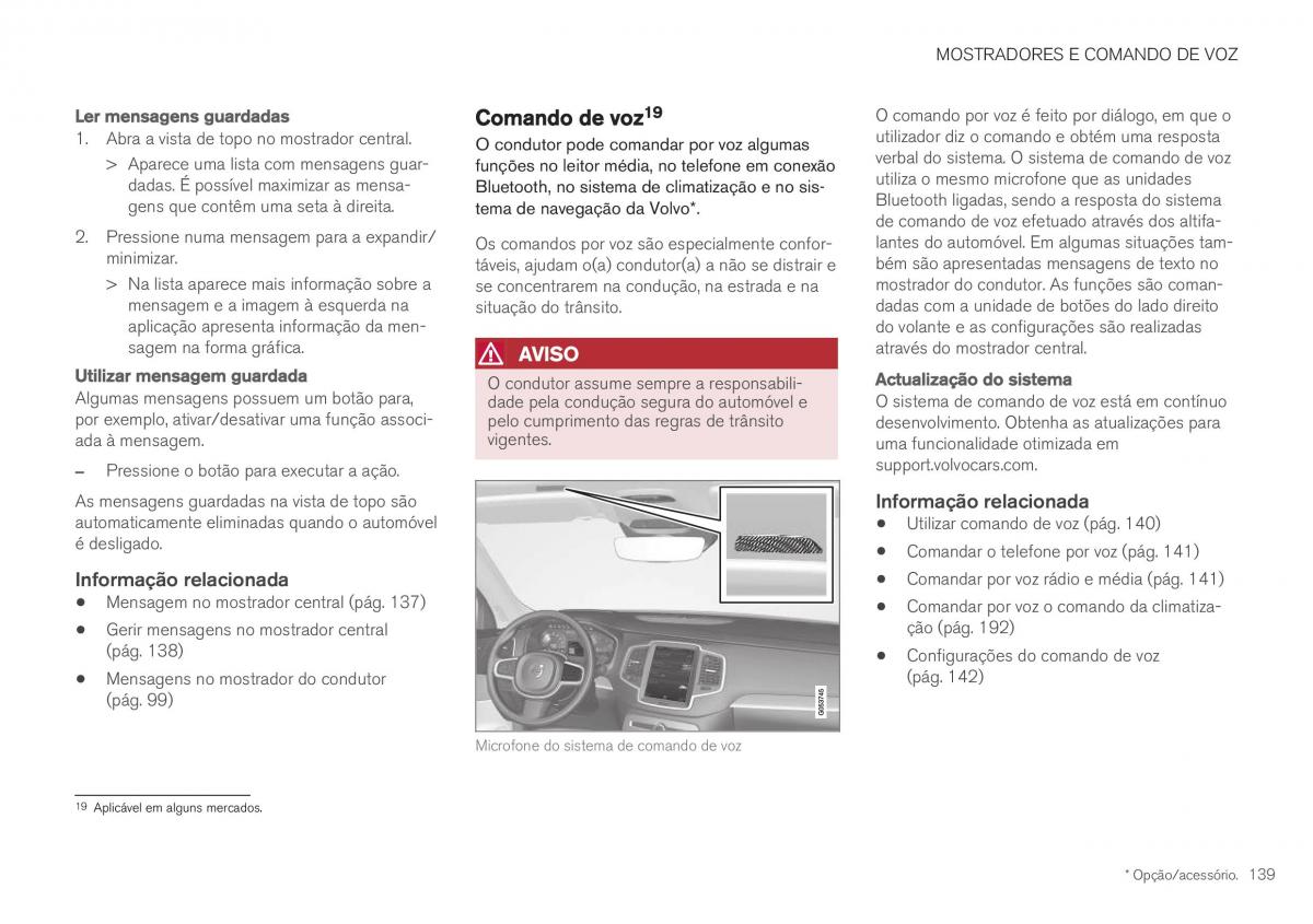 Volvo XC40 manual del propietario / page 141