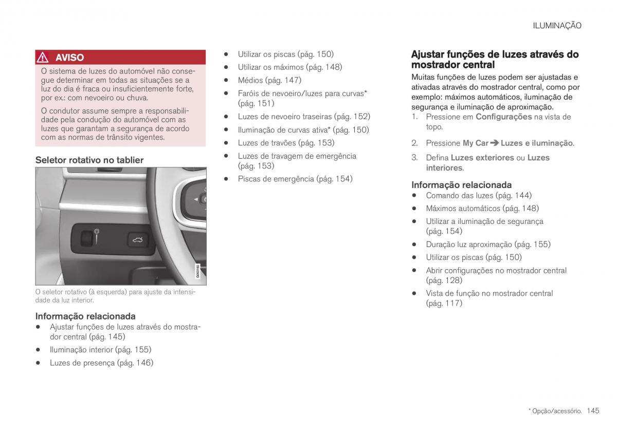 Volvo XC40 manual del propietario / page 147