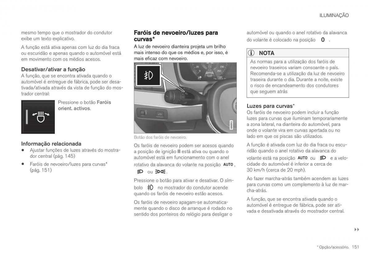 Volvo XC40 manual del propietario / page 153