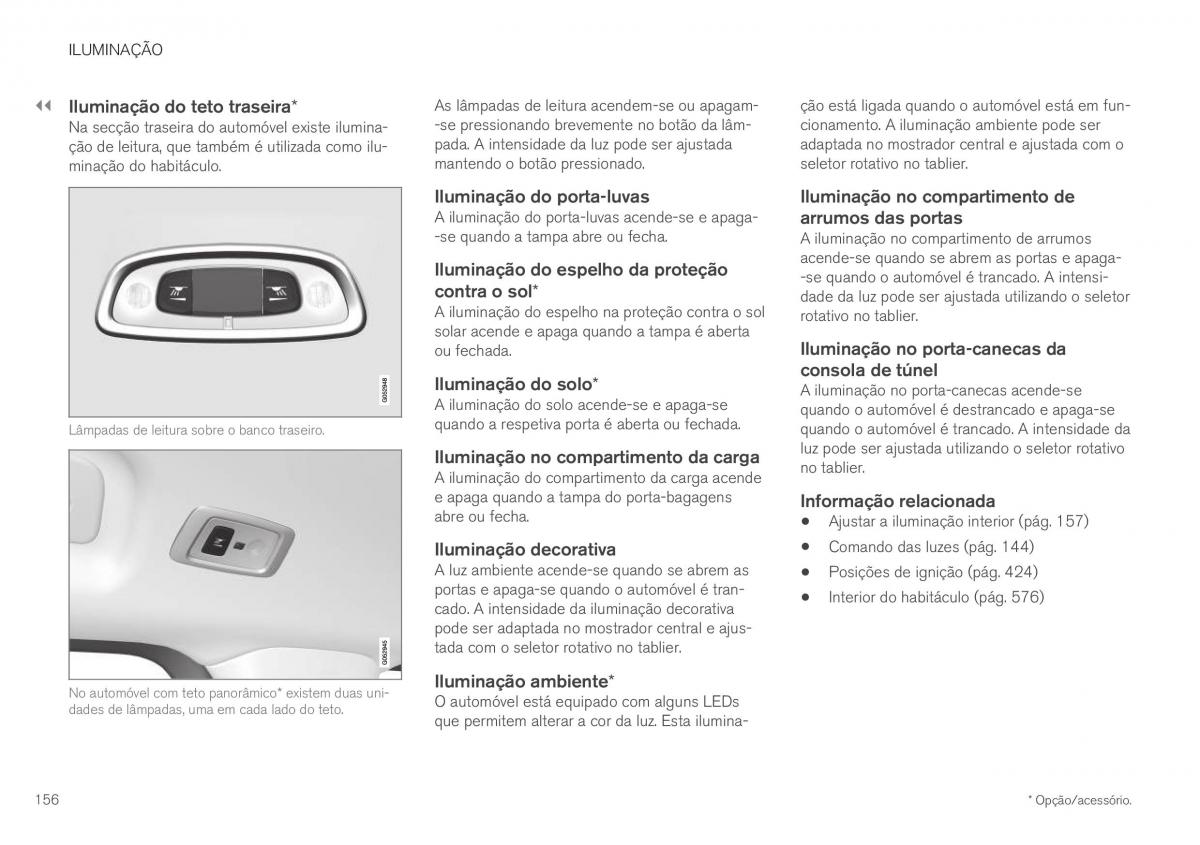 Volvo XC40 manual del propietario / page 158