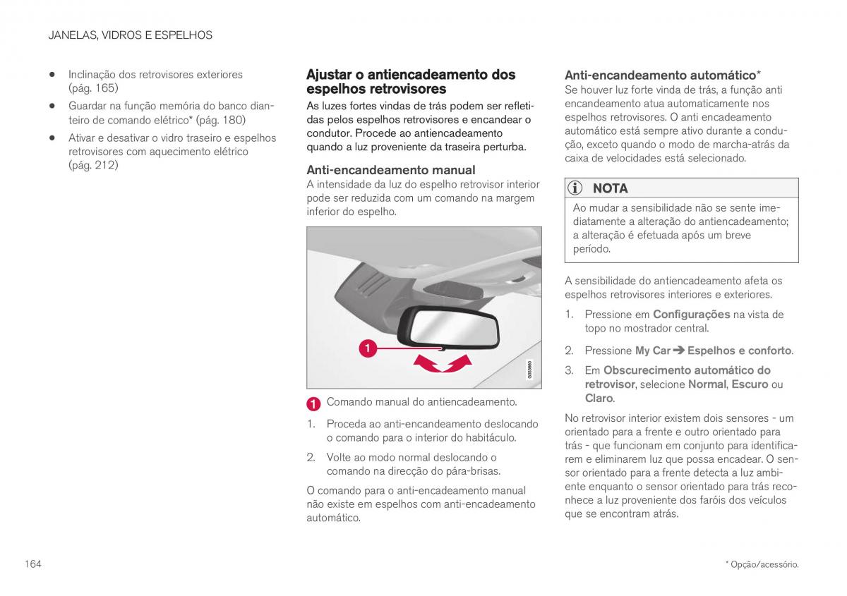 Volvo XC40 manual del propietario / page 166