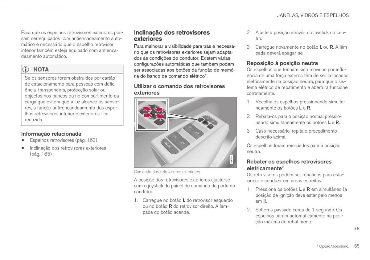 Volvo XC40 manual del propietario / page 167