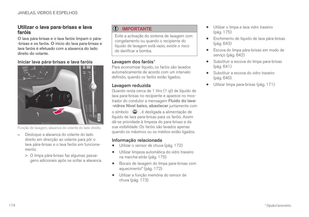 Volvo XC40 manual del propietario / page 176