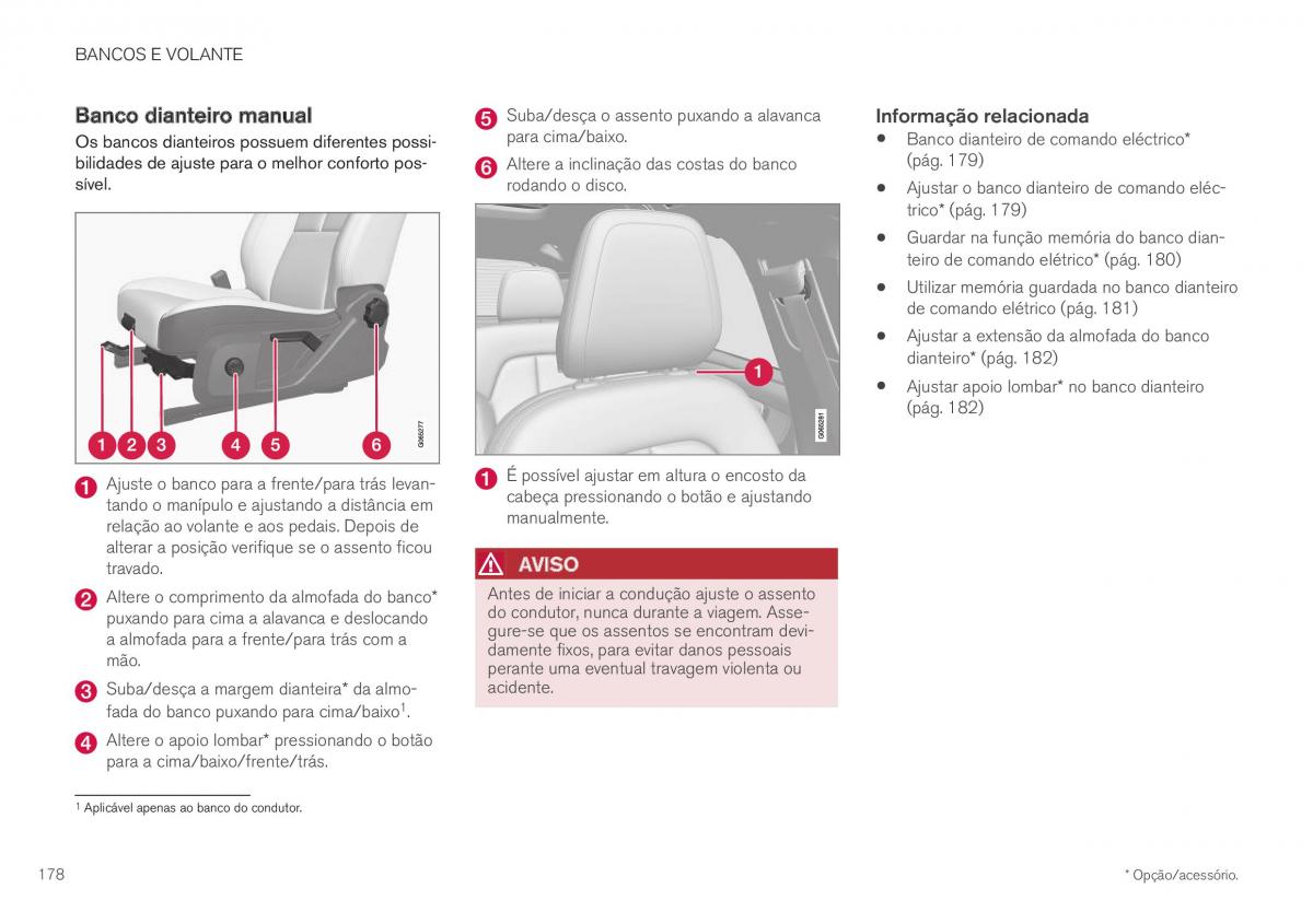 Volvo XC40 manual del propietario / page 180