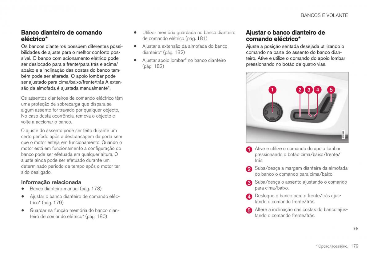 Volvo XC40 manual del propietario / page 181