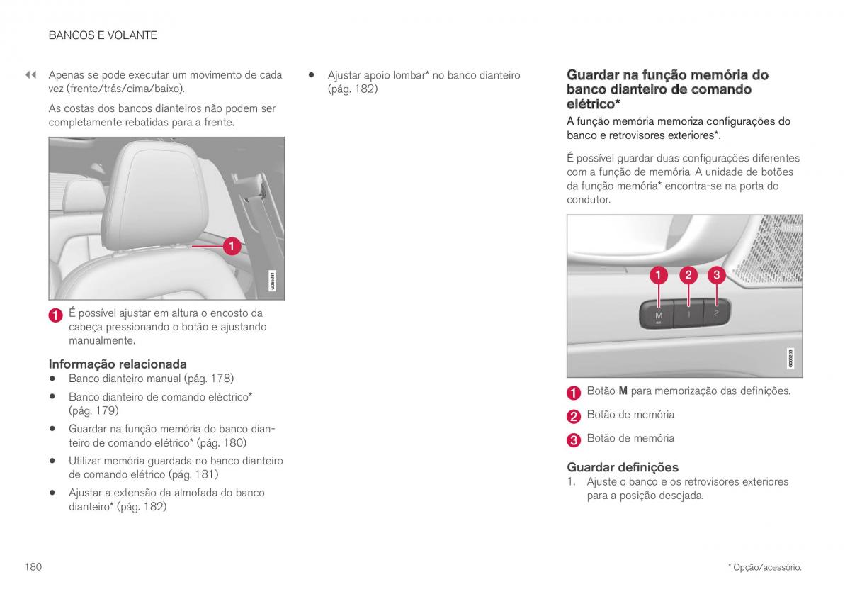 Volvo XC40 manual del propietario / page 182