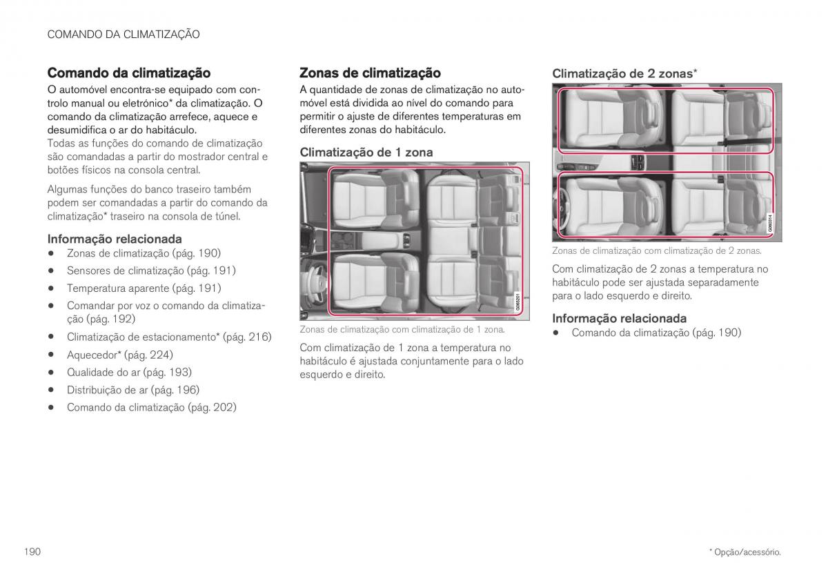 Volvo XC40 manual del propietario / page 192