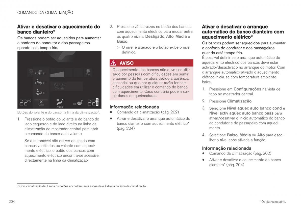 Volvo XC40 manual del propietario / page 206