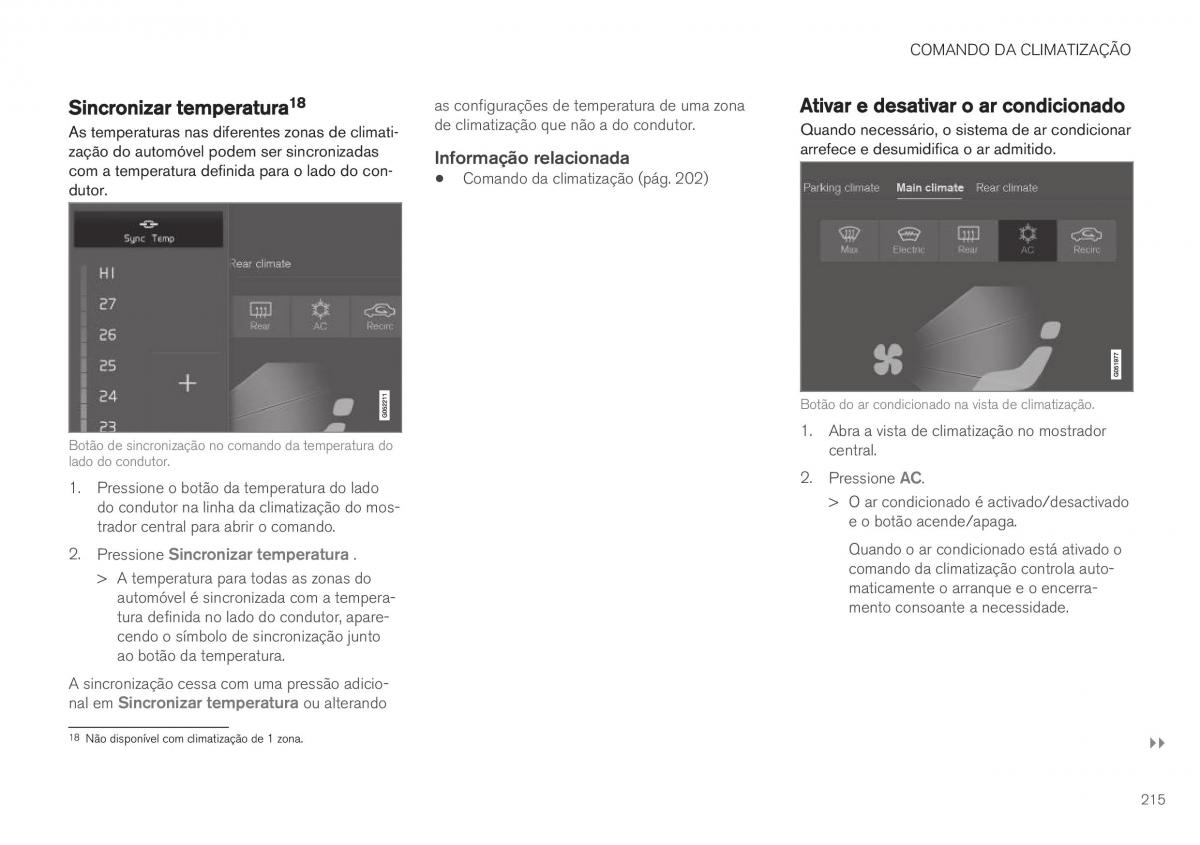 Volvo XC40 manual del propietario / page 217