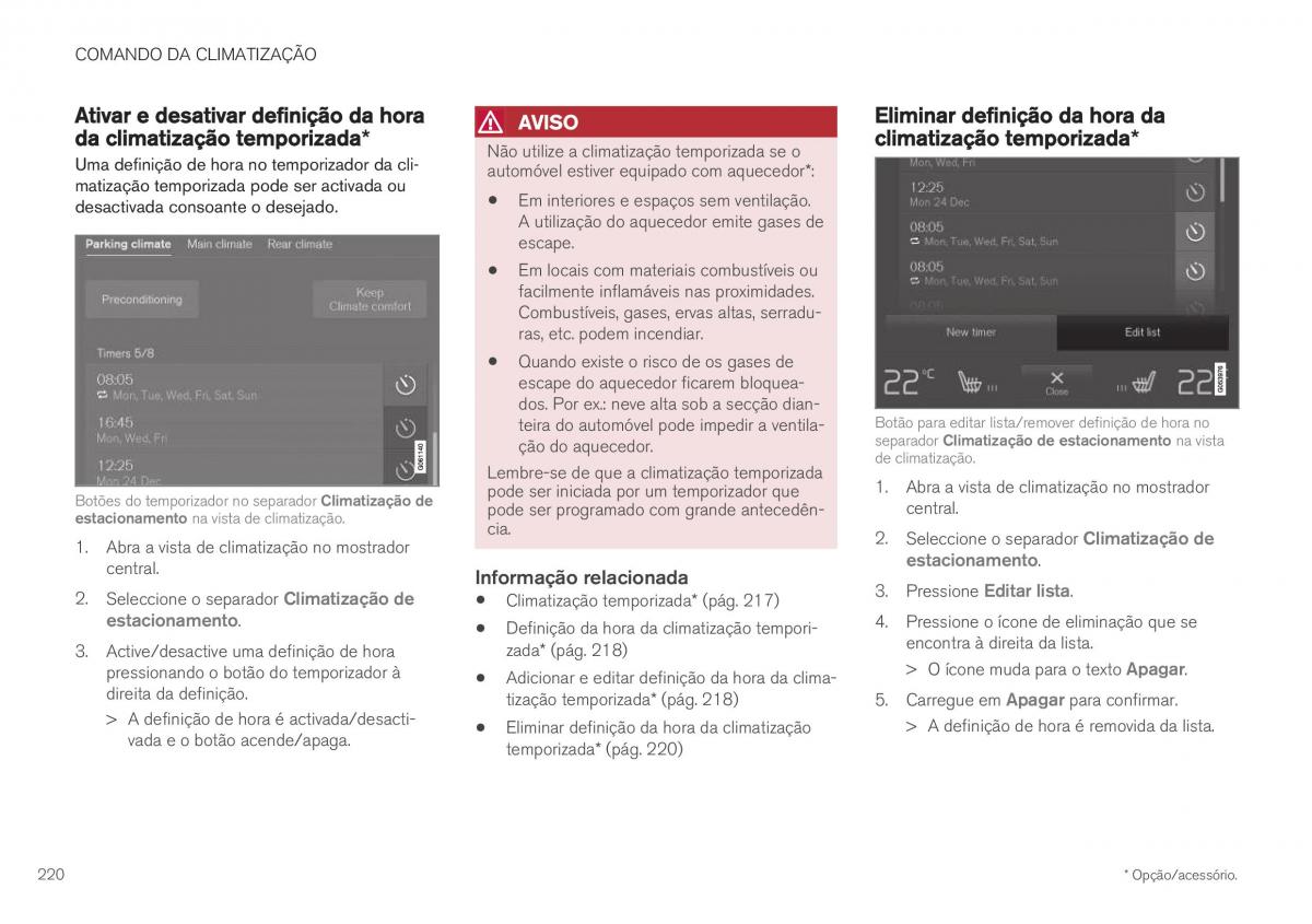 Volvo XC40 manual del propietario / page 222